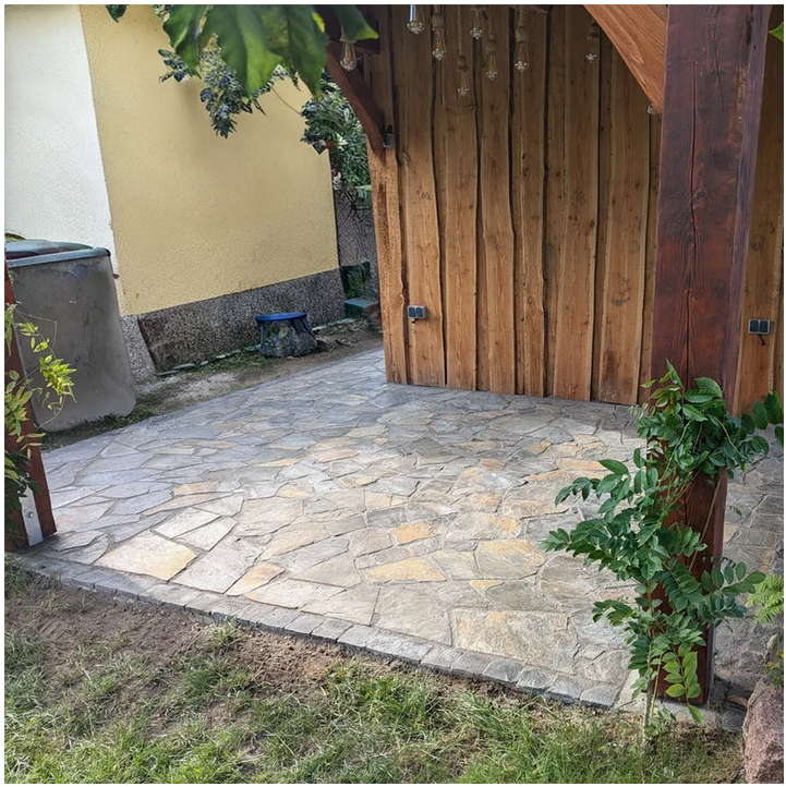 Schiefer Polygonalplatten Scabra für Terrassen je Palette