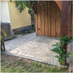 Schiefer Polygonalplatten Scabra für Terrassen je Palette
