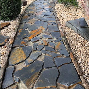 Schiefer Polygonalplatten Scabra für Terrassen je Palette