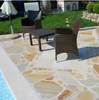 Quarzit Polygonalplatten Auralis für Terrassen je Palette