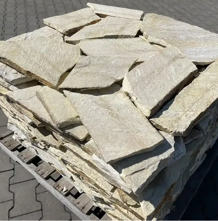 Quarzit Polygonalplatten Kallisto für Terrassen je Palette
