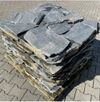 Quarzit Polygonalplatten Deep Sea für Terrassen je Palette