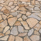 Quarzit Polygonalplatten Clara für Terrassen je Palette