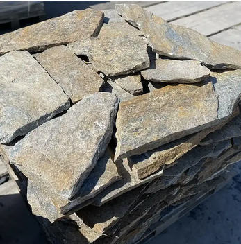 Quarzit Polygonalplatten Lemuria light für Terrassen je Palette
