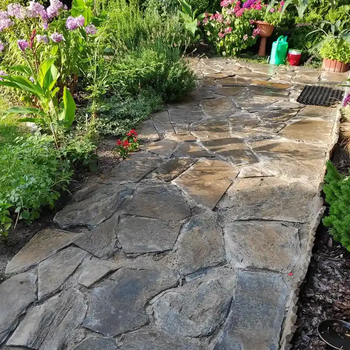 Grauwacke Polygonalplatten für Terrassen je Palette