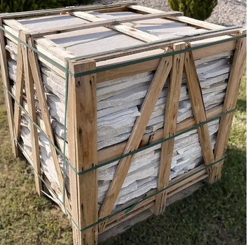 Quarzit Polygonalplatten Polaris für Terrassen je Palette