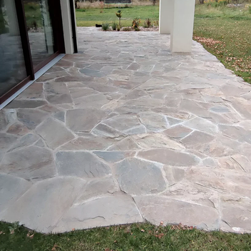Grauwacke Polygonalplatten für Terrassen je Palette
